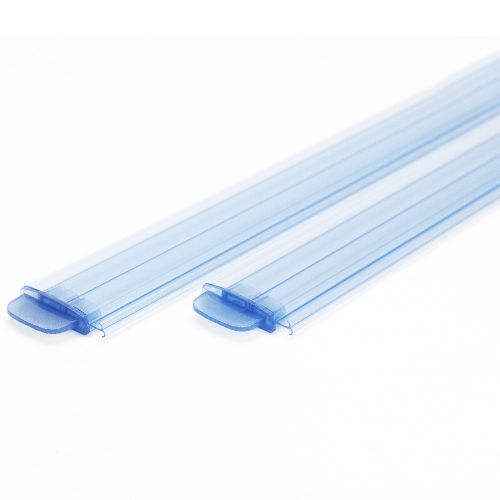 Poolabdeckung, PVC Lamellen transparent