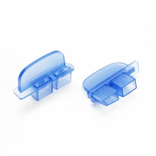 Poolabdeckung, PVC Lamellen transparent